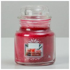 Свеча ароматическая в банке Гранатовый джин Pomegranate Gin Fizz, 104 гр, 25-45 ч 6074693 Yankee Candle