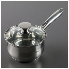 Ковш 1,8 л d=16 см "Диана" с крышкой, индукция 1239048 Katun