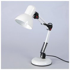 Настольная лампа 1x60W E27 снежно-белая 15,5x15,5x50см 2815787 Сима ленд