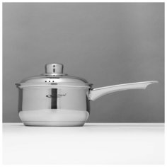 Ковш 1,8 л "Гретта" с крышка d=16 см, ТРС 6494327 Katun