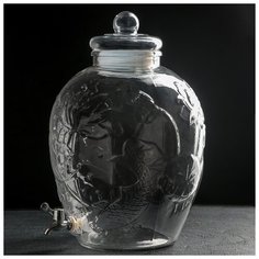 Кувшин с краном "Пинотаж" 15 л, 26х45 см 4331697 Сима ленд