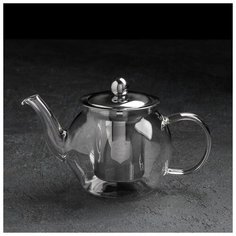 Чайник заварочный с металл ситом "Калиопа" 400 мл 1661237 Сима ленд