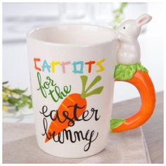 Кружка "Зайка" 400 мл, 11,5х8,5х13,5 см 5243471 Сима ленд