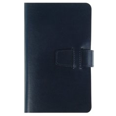 Ежедневник недатир А5+ 192л на гребне Sienna иск кожа смен блок син 3-410/01 3828189 Bruno Visconti