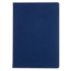 Ежедневник недатир А4 136л Velvet soft-touch обл ПВХ син 3-116/18 3839525 Альт