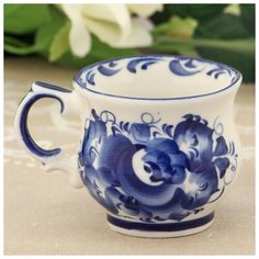 Чашка «Кофейная», 9×9×6 см, гжель 1178776 Сима ленд