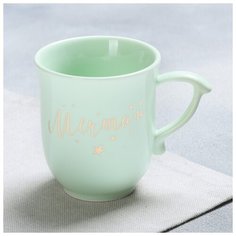 Кружка классический стиль "Мечтай", зелёная, 250 мл 4437548 Дорого внимание