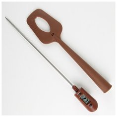 Термометр для пищи электронный на батарейках "Шоколад" 32x6,2x3 см 4345979 Сима ленд