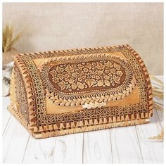 Хлебница «Ягодка», 24×20×15 см, береста 1181868 Сима ленд