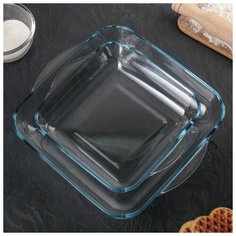 Набор посуды для СВЧ 2 предмета: 3,2 л, 1,95 л 4240270 Pasabahce