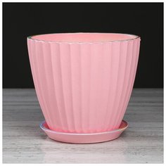 Горшок для цветов "Калифорния", розовый жемчуг, 2.5 л 2935466 Керамика ручной работы