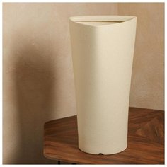 Кашпо "Цилиндр" шёлк, бежевый, 20 л 5469962 Ориана