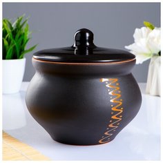 Горшок для жаркого №10 1,3л чугун 1087778 Борисовская керамика