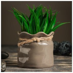 Кашпо керамическое "Мешочек" 10*10*9 см 3932040 Take It Easy