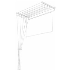 Сушилка для белья настенная Lift 5 линий 1,3 м, цвет белый 1852249 Lakmet