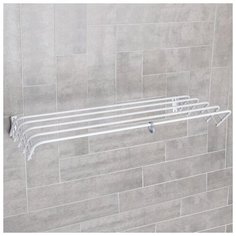 Сушилка для белья настенная "Бриз-90 см" (Серый) 5426419 ЗМИ