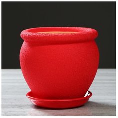 Горшок для цветов "Вьетнам №4" 1,5л Шелк красный 835669 Ориана