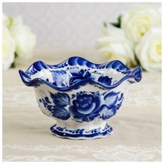 Конфетница «Цветок», 15×15×8, гжель 1178800 Сима ленд