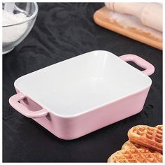 Форма для запекания "Долли" 21,5x12x4,5 см цвет розовый 3902289 Доляна
