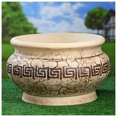 Кашпо Босфор большой 42л шамот 1123805 Керамика ручной работы