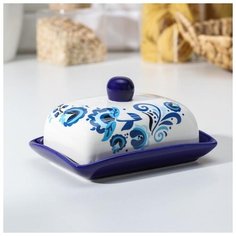 Масленка "Свиристель" 16,5х12,5х10 см 5154702 Доляна