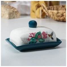 Масленка "Тропики" 16,5х12,5х10 см 5154709 Доляна