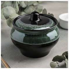 Горшок для запекания 11,5 см, h 11,5 см, 500 мл "Verde notte" 4733412 Хорекс