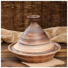 Горшок духовой 4 л "Дворянский" 3594514 Красная глина