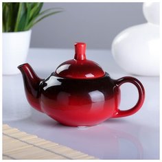 Чайник "Кроха" младший 0,4л красный 1283769 Борисовская керамика