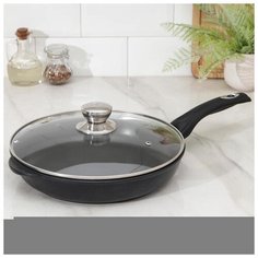 Сковорода Классик 28х6 см стекл.крышка 1574630 Горница