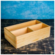 Ящик деревянный 20.5×34.5×10 см подарочный комодик 2966503 Сима ленд