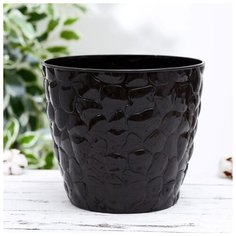 Кашпо "Камни" D260мм 8л, цвет коричневый 5385552 Idea (М Пластика)