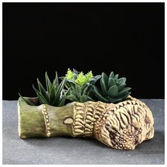 Кашпо керамическое "Бревно" 19*12*6см 5274560 Take It Easy