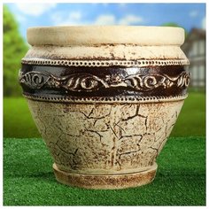 Цветочный горшок "Марс Большой" 4308962 Керамика ручной работы