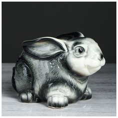 Фигурное кашпо "Заяц", 2 л 1102232 Керамика ручной работы