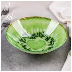 Миска "Романтичный киви" 18х4,5 см 4540983 Доляна