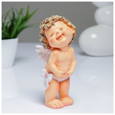 Фигура "Счастливый ангелочек" 7х6х18см 3928095 Хорошие сувениры