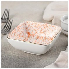 Миска "Марокканка" 360 мл, 11,5х11,5 см, цвет оранжевый 5094346 Сима ленд