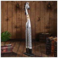 Сувенир дерево "Зебра с ошейником" 80 см 1244560 Сима ленд