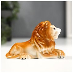 Сувенир керамика "Рыжий лев" 8,7 см 5182156 Сима ленд