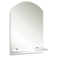 Зеркало «Арка», настенное, с полочкой, 39×59 см 1178984 Сима ленд