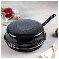 Сковорода- гриль d=33 см, Healthy grill, cантипригарным покрытием 5266539 Сима ленд