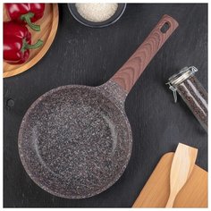 Сковорода Granit lux 21 см, индукция 3558416 Доляна