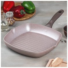 Сковорода-гриль Wilma cappuccino granite 28 см 4785308 Papilla