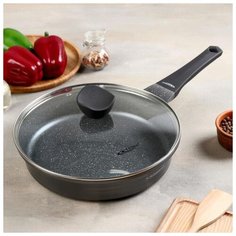 Сковорода 28 см ГРАФИТ стекл. кр АП 5385442 Katun