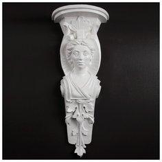 Консоль "Женщина" белая 72см 1531736 Хорошие сувениры