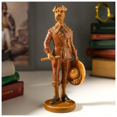 Сувенир полистоун "Пёс Мушкетёр" под дерево 21х8х9 см 4900676 Сима ленд