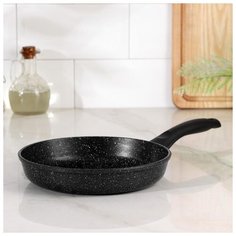 Сковорода 22 см "Готовить легко" stone, АП, съем. ручка 6487849 НЕВА металл посуда