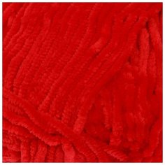 Пряжа "Velour" 100% микрополиэстер 170м/100г (846 красный) 3345084 Yarn Art