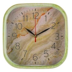 Часы настенные, серия: Классика, "Оникс", квадратные, 22х22 см 3620976 Сима ленд